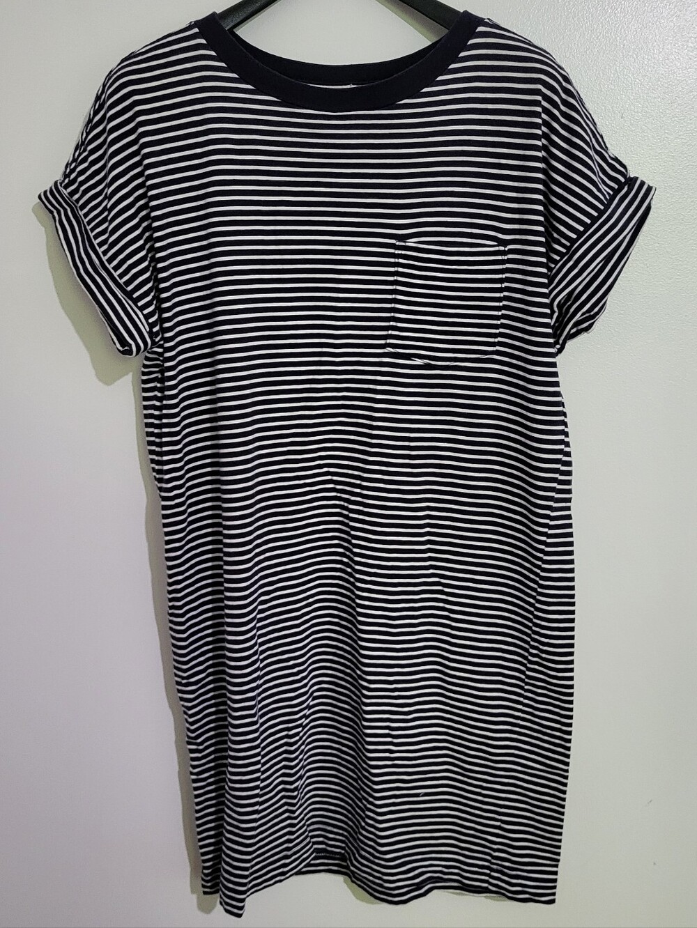 GAP Navy Blue Stripe T Shirt Dress